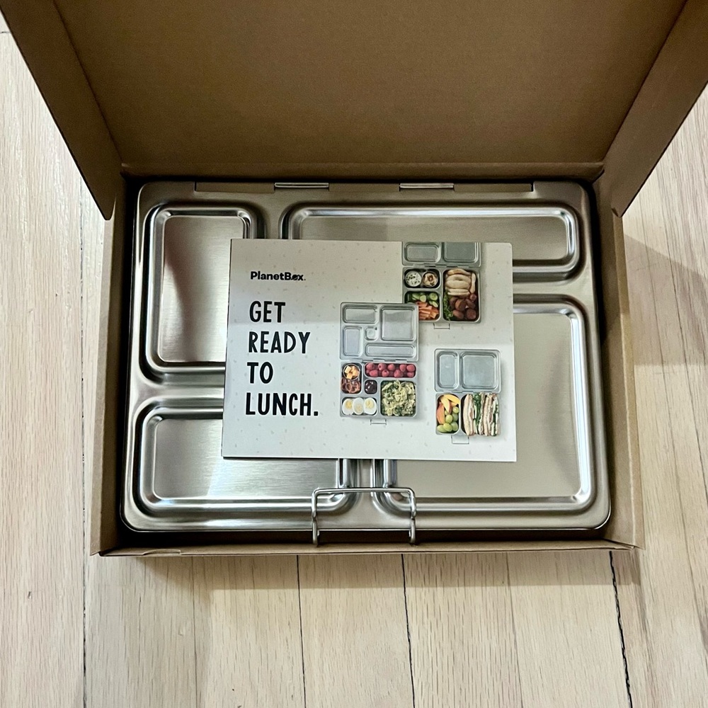 PlanetBox Rover Stainless Steel Lunch Box NIB